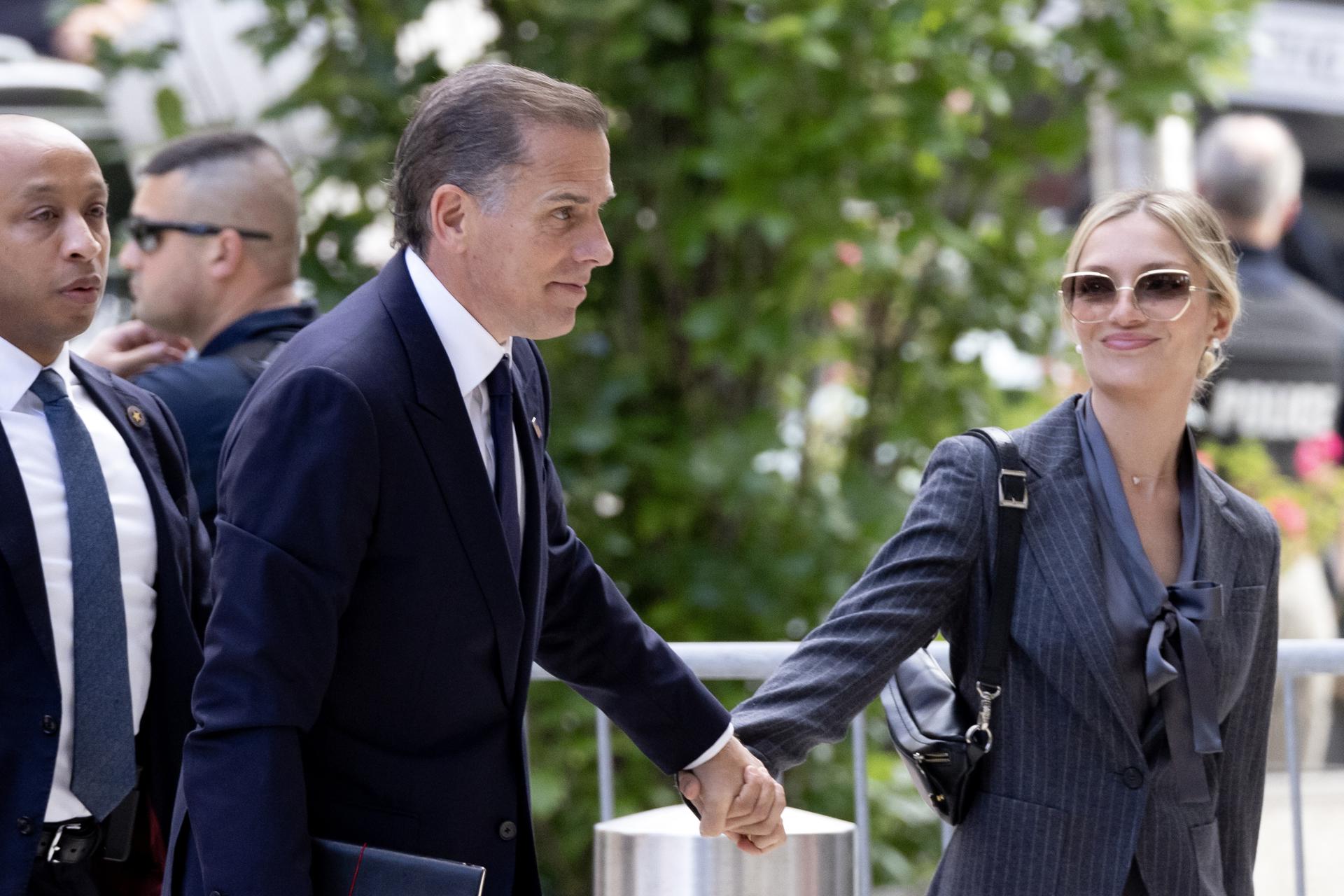 Comienza el juicio contra el hijo de Biden con la presencia en la corte de la primera dama