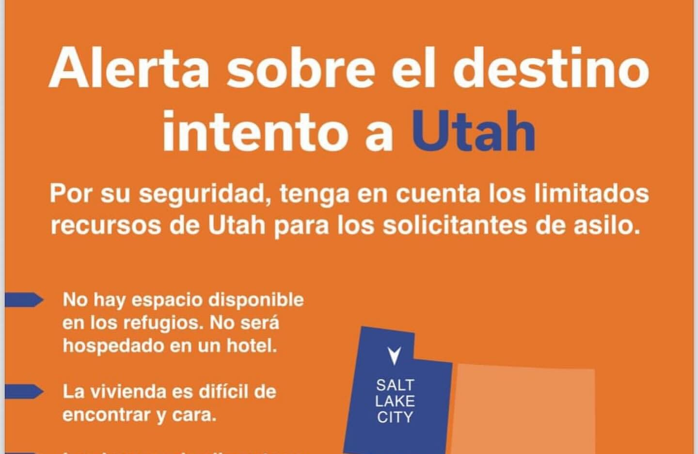 Gobernación de Utah: "No hay espacios disponibles en los refugios"