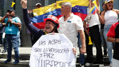 Suben a 11 los muertos en Venezuela en protestas contra el resultado electoral, según ONG