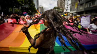 Venezolanos marchan para exigir el reconocimiento de los derechos de la comunidad LGTBI