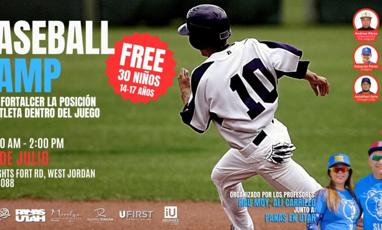 Todos los detalles del Baseball Camp 2024 en Utah