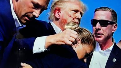 Trump con el puño en alto tras recibir un disparo, una imagen para la historia