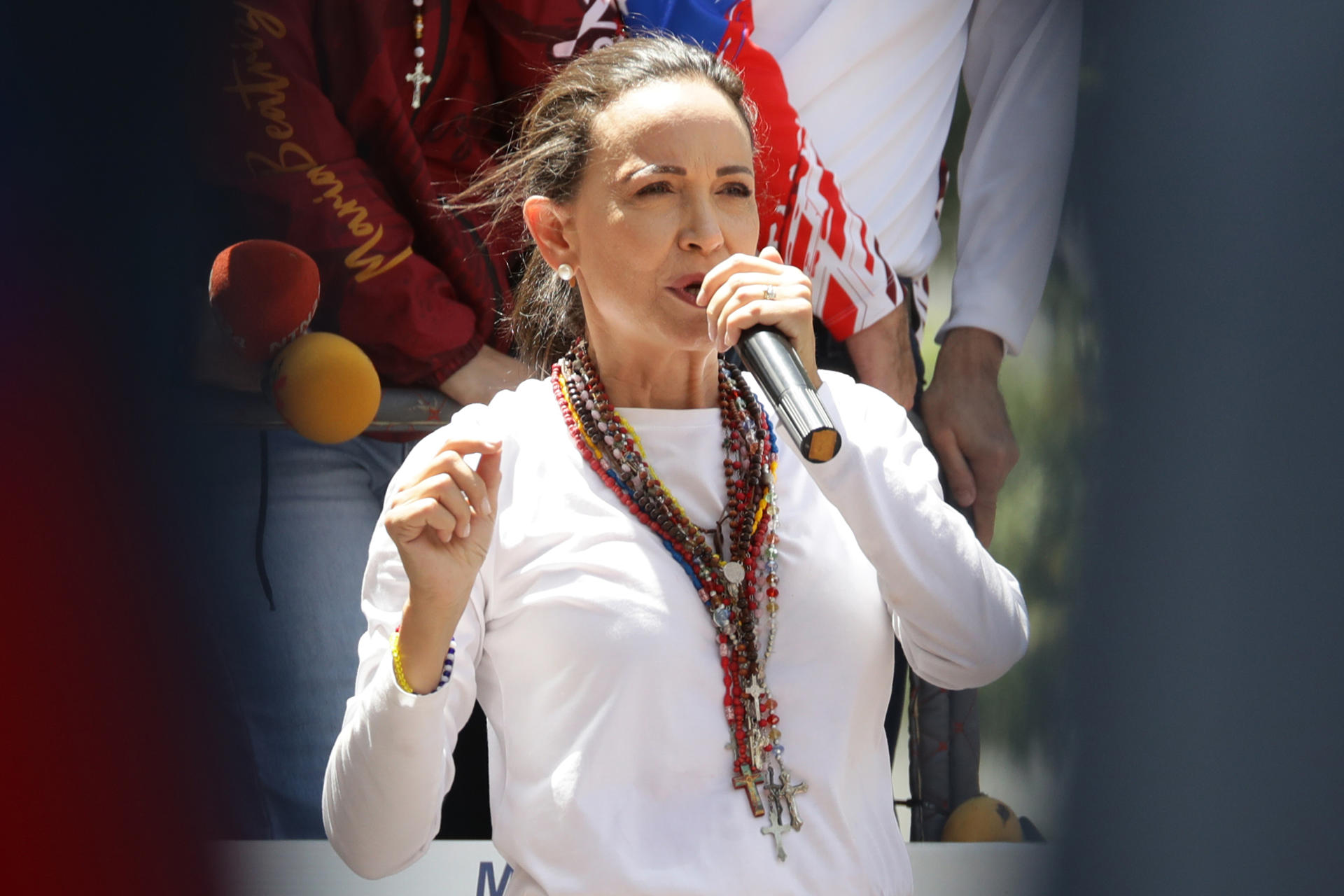 María Corina Machado dice que "el final del régimen del horror se acerca" en Venezuela