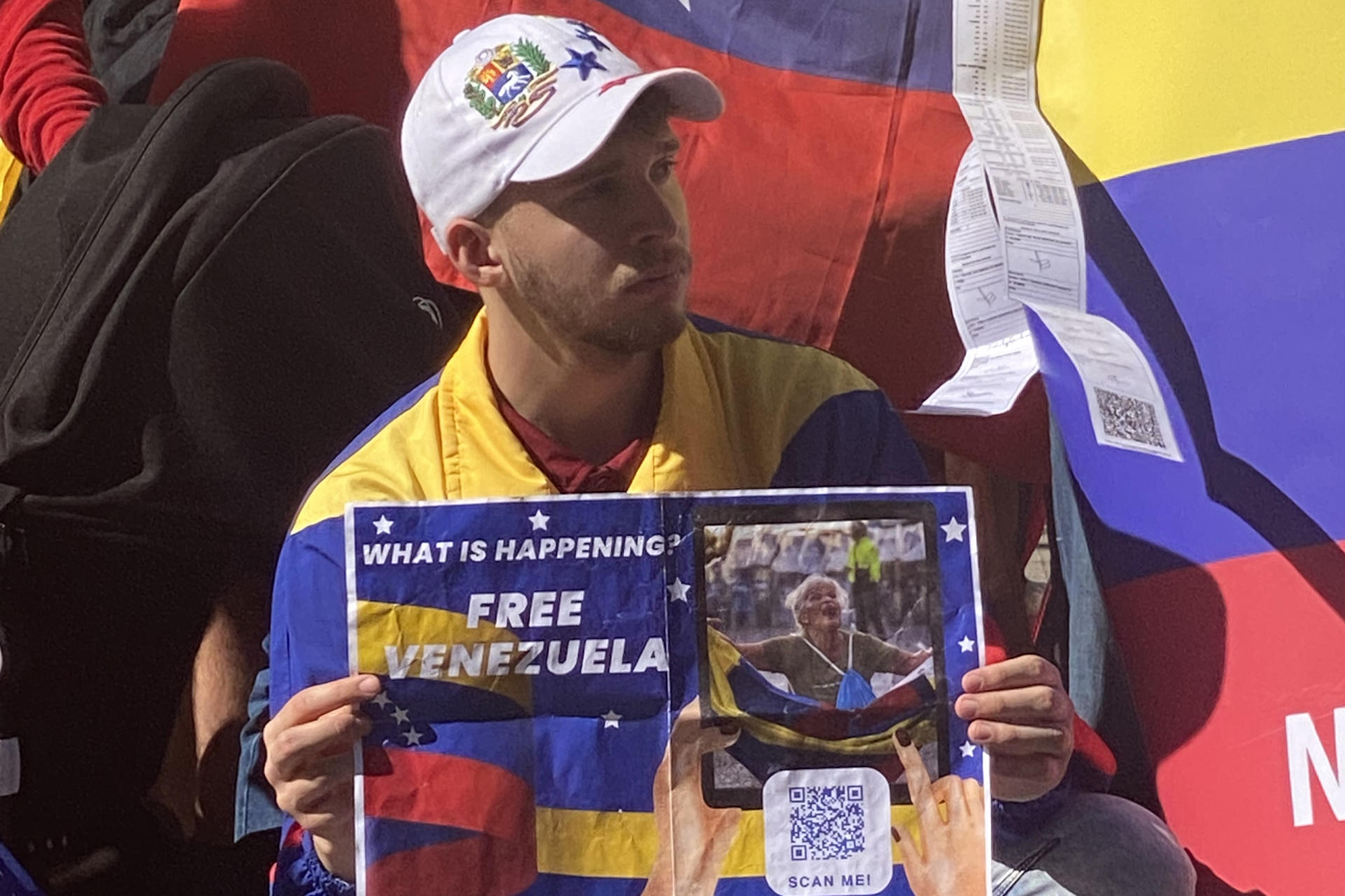 Los venezolanos se manifiestan en Australia contra el "fraude" electoral en Venezuela