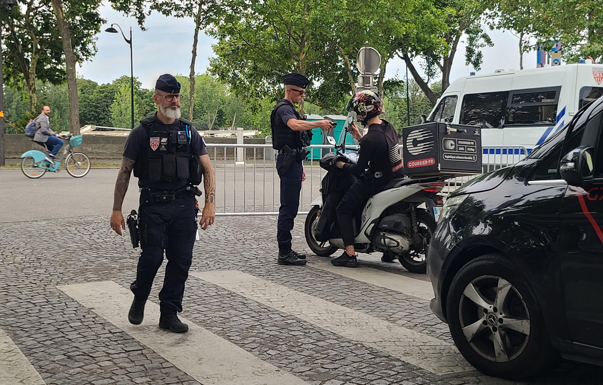 Cerca de 3.000 policías esta noche en el Estadio de Francia en la clausura de los JJ.OO.