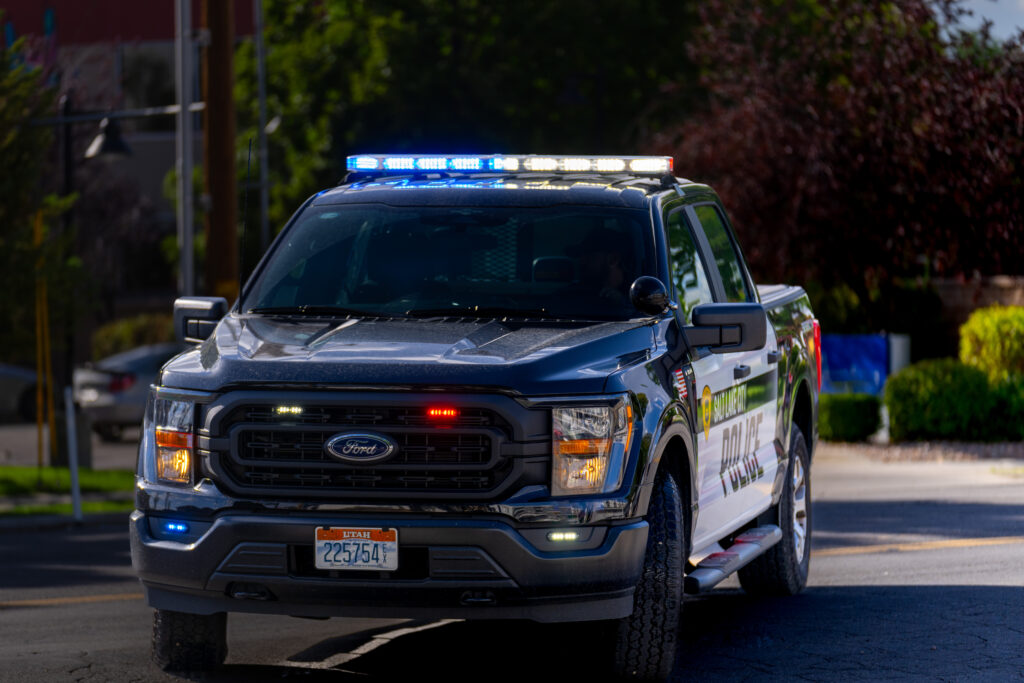 Policía de Salt Lake City lleva a cabo una operación de seguridad en el Jefferson Park