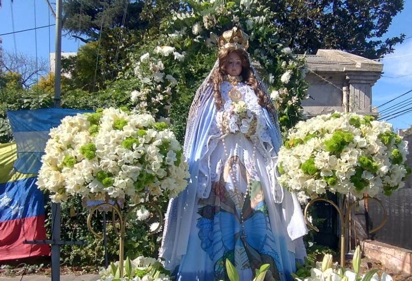 "No perdamos la esperanza": Venezolanos en Argentina celebraron a la Virgen del Valle con misa y homenaje musical