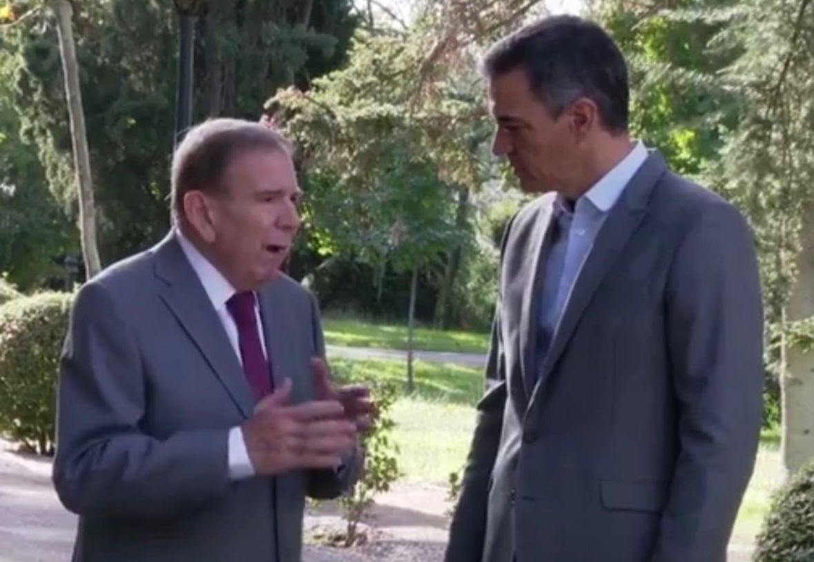 Sánchez recibe a Edmundo González tras pedir el Congreso que reconozca su victoria (+VIDEO)