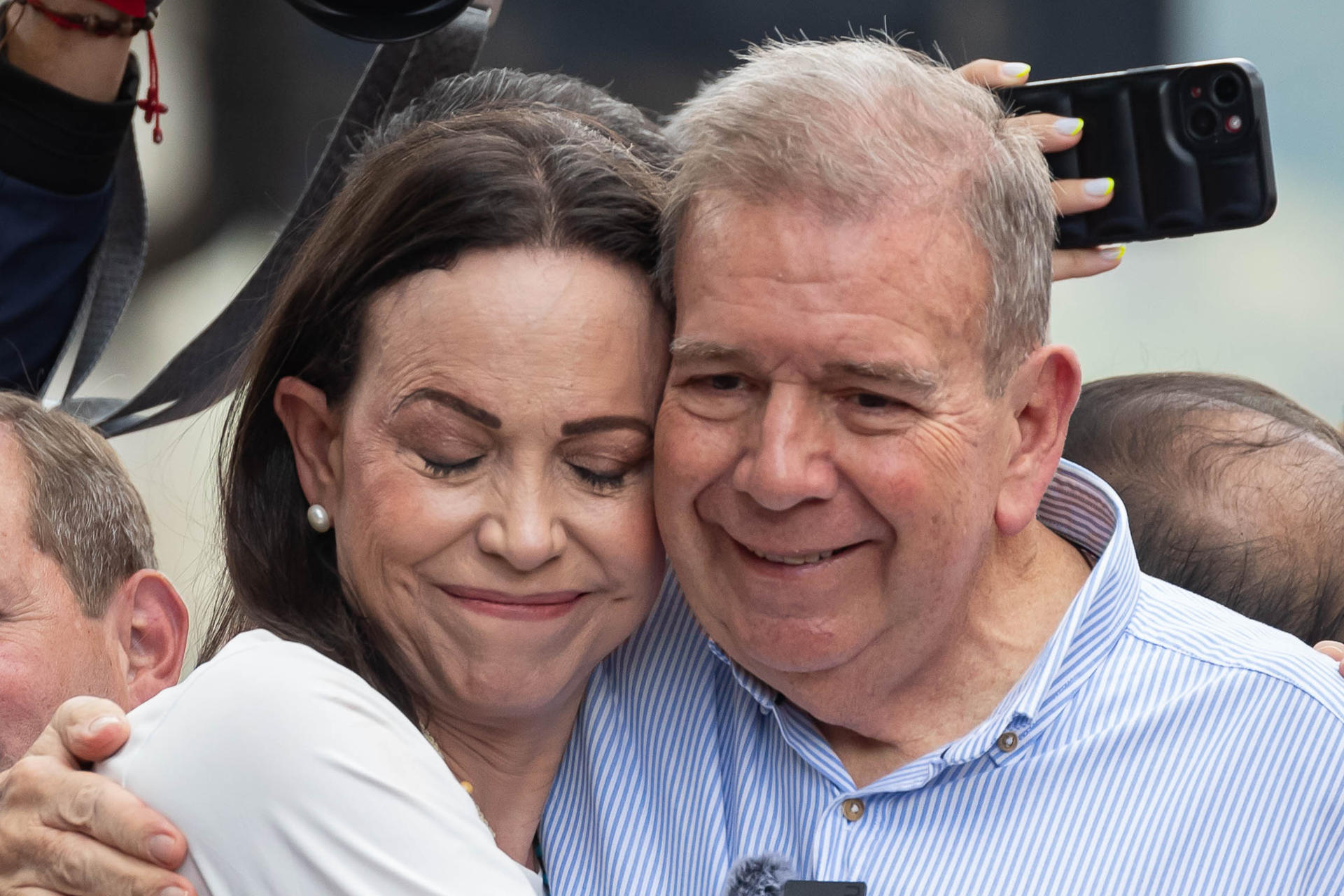 Edmundo González y Maria Corina Machado, premio Sájarov a la libertad de conciencia del Parlamento Europeo