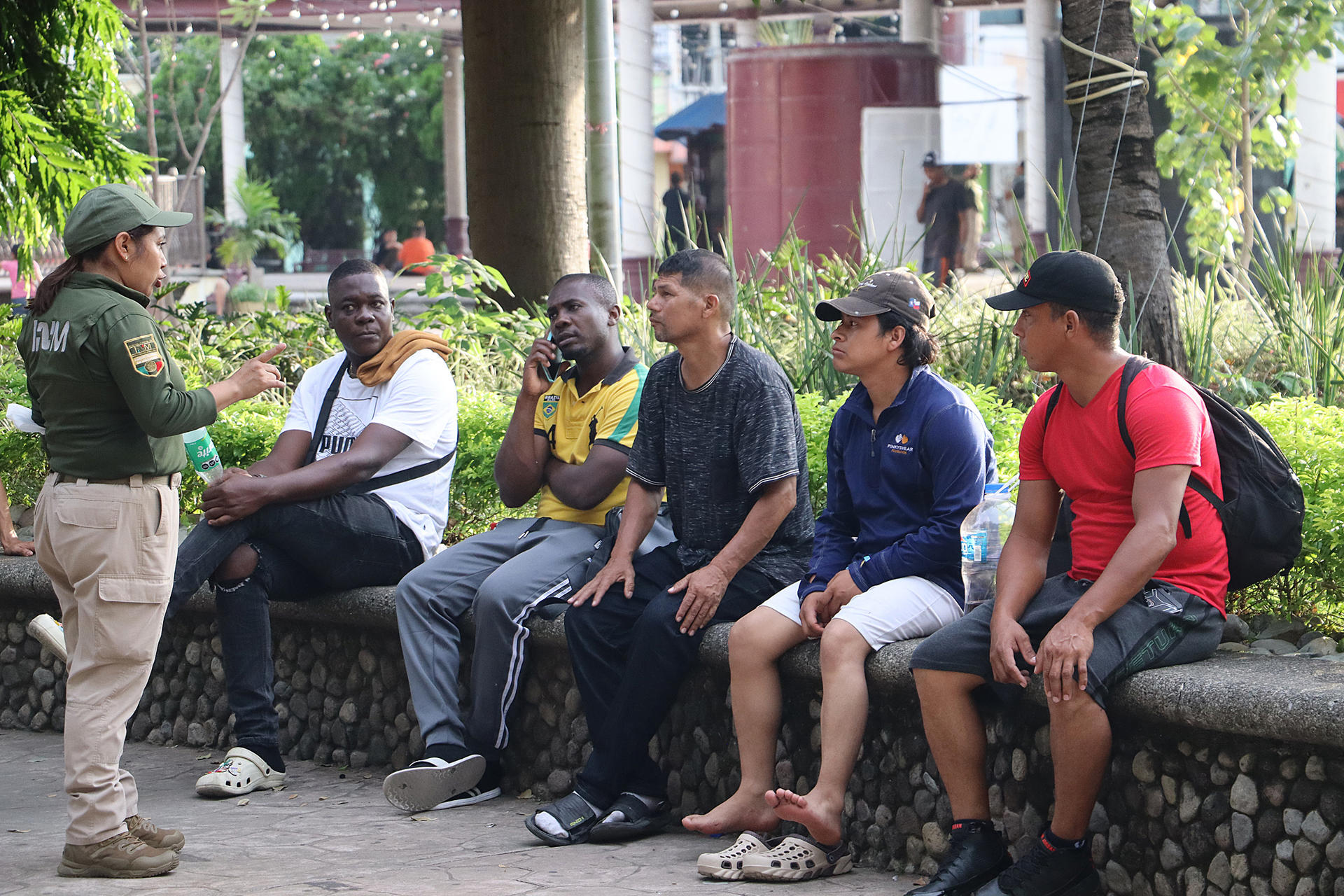 Miles de migrantes venezolanos arman una caravana hacia EE.UU. en el sur de México