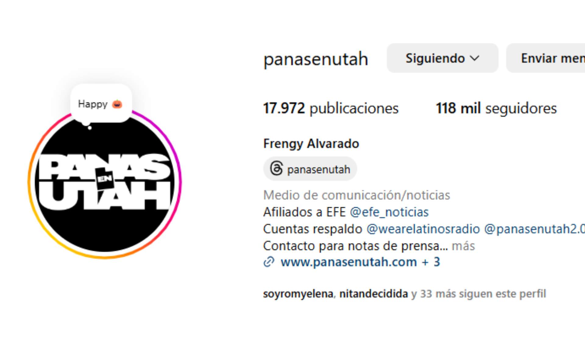 "Panas en Utah" celebra la recuperación de nuestra cuenta oficial en Instagram tras cuatro meses de suspensión (+VIDEO)