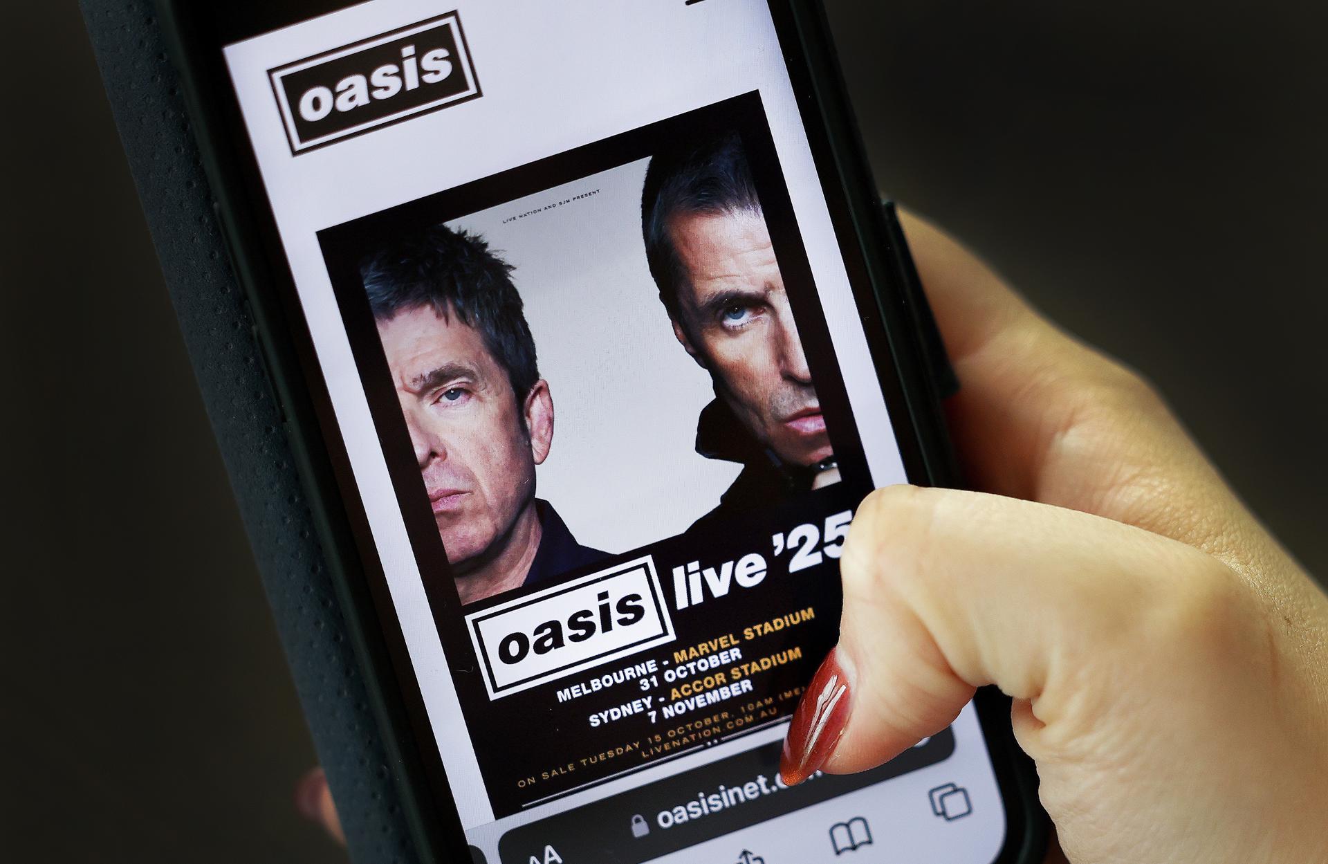 Oasis amplía su gira mundial a Latinoamérica con conciertos en Argentina, Chile y Brasil