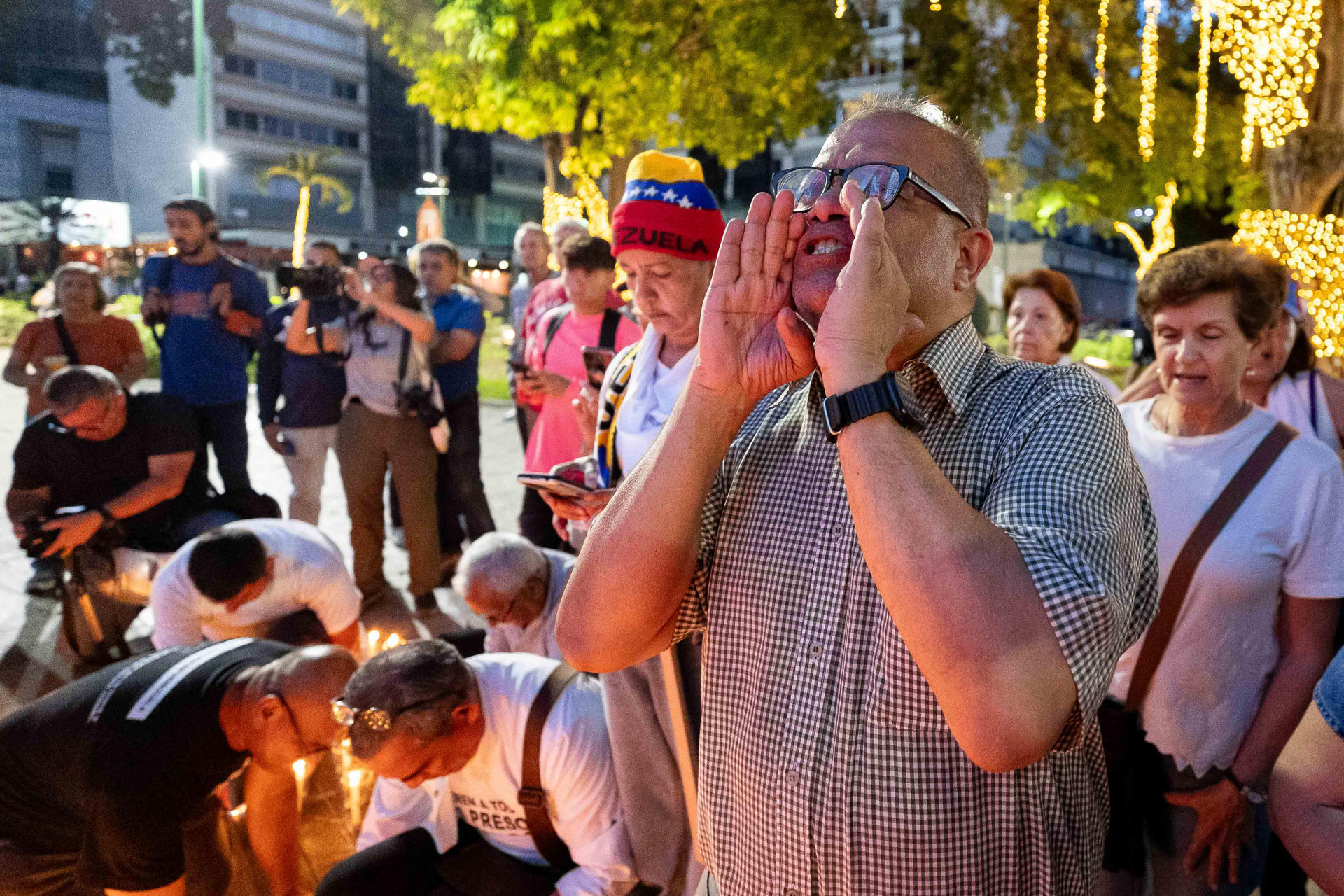 Familias de "presos políticos" en Venezuela exigen su libertad y el cese de la "represión"