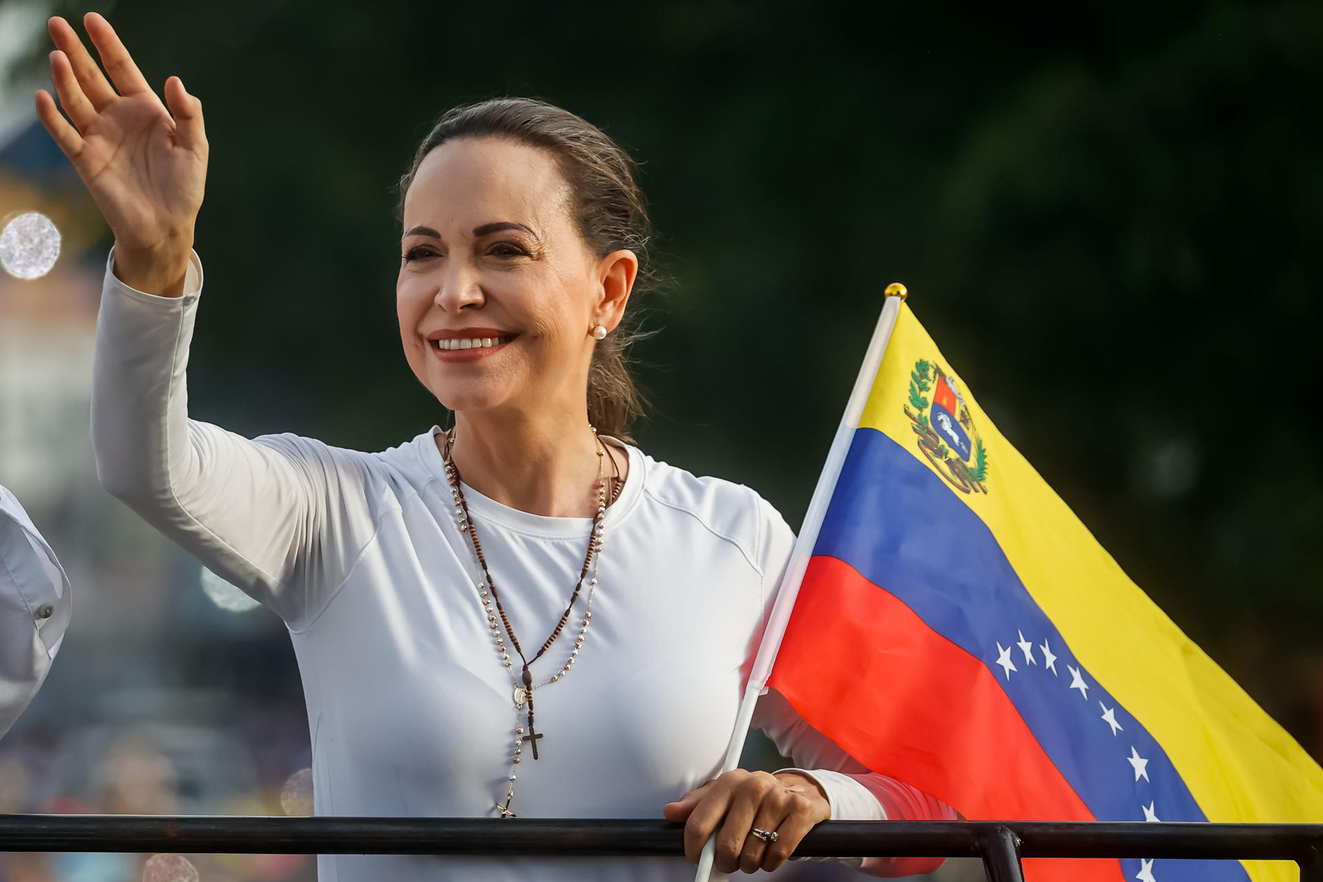 Machado ve "oportuna y firme" la condena del Parlamento Europeo a la investidura de Maduro