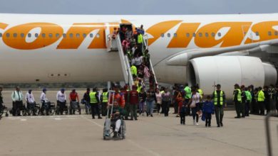 Llegan a Venezuela más de 300 repatriados en un vuelo procedente de México