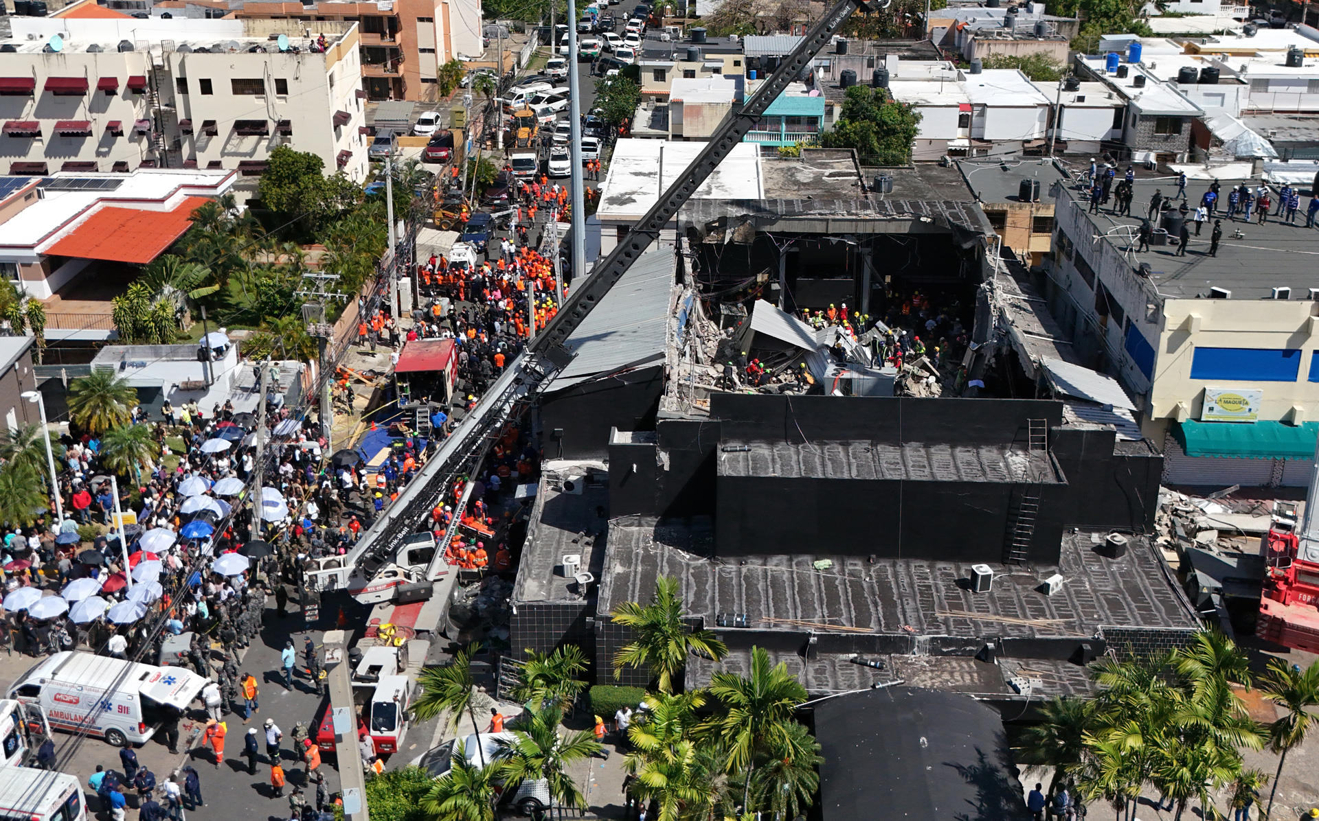 Se incrementan a 124 los muertos en el accidente de la discoteca Jet Set en Santo Domingo