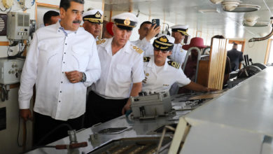 Maduro dice a Rusia que los mares de Venezuela "están abiertos a la cooperación"
