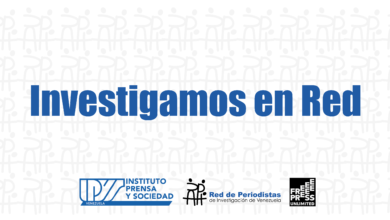 IPYS Venezuela presenta la “Red de Periodistas de Investigación de Venezuela (RPI)”
