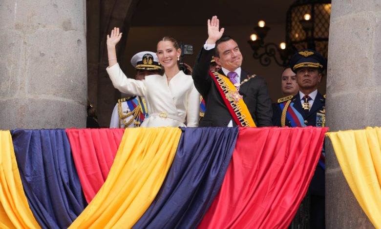 Noboa inicia un mandato de cuatro años en un momento de quiebre en la política ecuatoriana