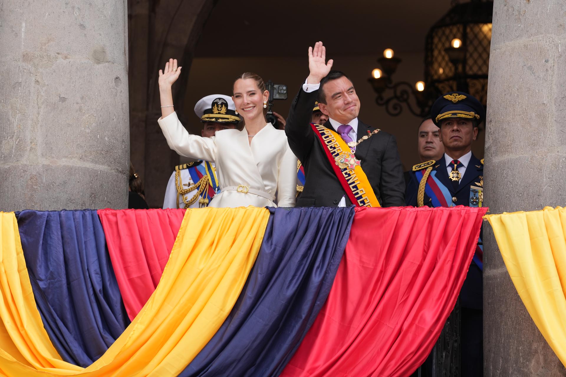 Noboa inicia un mandato de cuatro años en un momento de quiebre en la política ecuatoriana