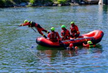 Entrenamiento en el río Provo refuerza técnicas de rescate acuático en Utah