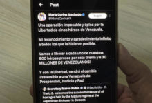 Machado agradece "operación" para "rescatar" a asilados en sede diplomática argentina