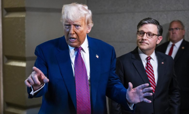 Trump no consigue convencer a todos los republicanos del Congreso sobre su plan fiscal