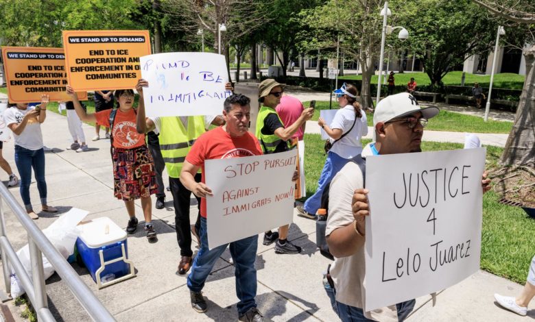 Grupos se movilizan en Florida contra una de las mayores leyes antiinmigrantes de EE.UU.