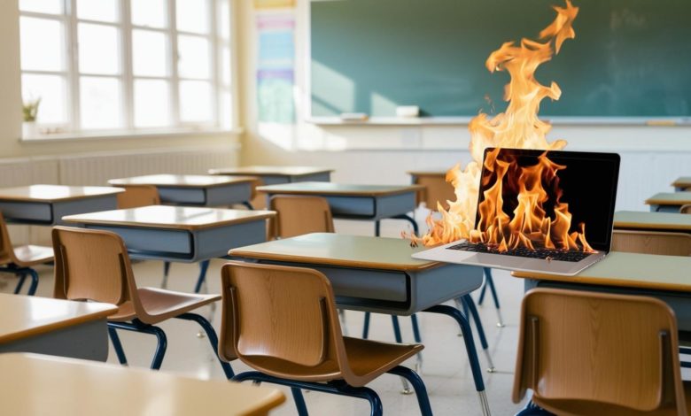 Explota en redes un peligroso reto escolar: el “Chromebook Challenge” preocupa a autoridades en EE. UU.