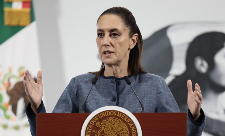 Secretaria de Seguridad de EE.UU. acusa a Sheinbaum de alentar las protestas de Los Ángeles