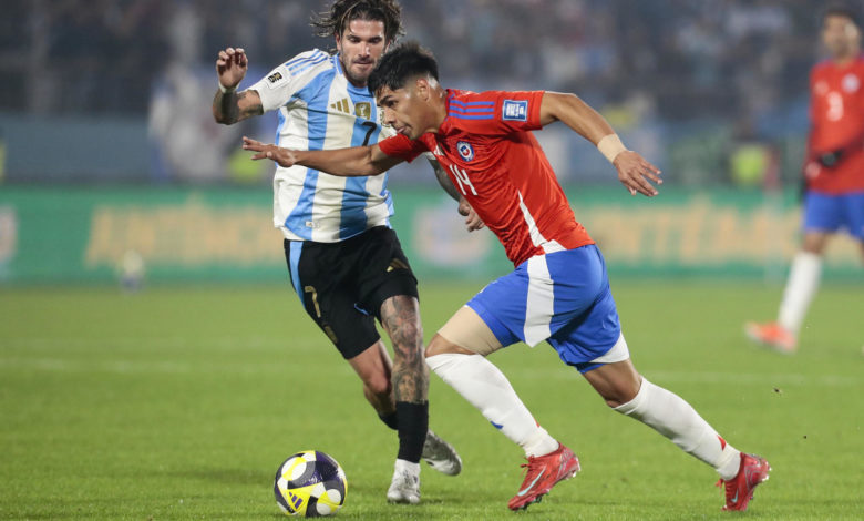 0-1. Álvarez hace imbatible a Argentina y deja a Chile al filo de la eliminación