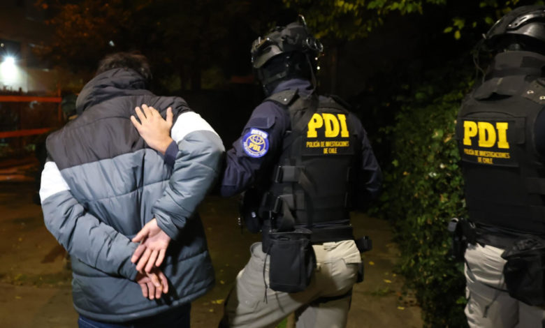 Chile desmantela red de lavado de activos del Tren de Aragua y detiene a 52 personas