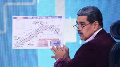 Un muerto por las fuertes lluvias en el oeste de Venezuela, anuncia Maduro