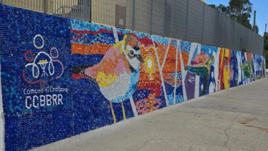 Venezolano Oscar Olivares transforma Crotone con el mural de tapas más grande de Europa (+VIDEO)