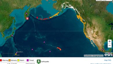 El tsunami alcanza la costa de California mientras se desactiva la alerta en Hawái