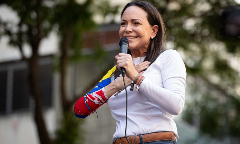 Machado insta a las "naciones democráticas del mundo" a sumarse en su lucha contra Maduro