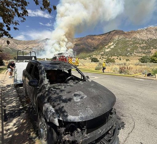 Incendio Willard Peak obliga a evacuaciones y cortes de energía en North Ogden