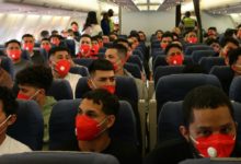 Un grupo de 200 migrantes llega a Venezuela en un avión estadounidense procedente de Texas