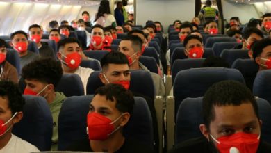 Un grupo de 200 migrantes llega a Venezuela en un avión estadounidense procedente de Texas