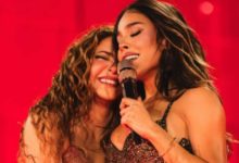 Shakira y Danna Paola iluminaron México vestidas de dorado en un concierto histórico (+VIDEO)
