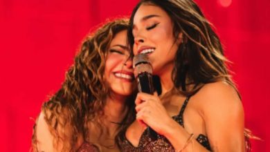 Shakira y Danna Paola iluminaron México vestidas de dorado en un concierto histórico (+VIDEO)