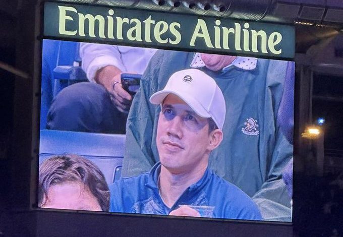 Juan Guaidó reaparece en Nueva York durante el US Open y genera revuelo en redes sociales (+VIDEO)
