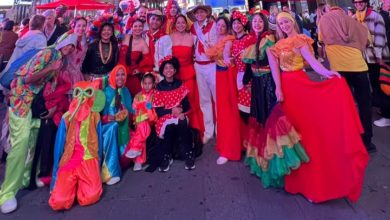 El Carnaval de Barranquilla iluminó Times Square con ritmo, color y orgullo colombiano