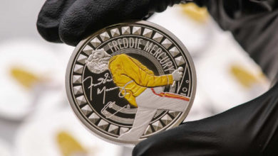 Lanzan una moneda conmemorativa de Freddie Mercury por el 40 aniversario de 'Live Aid'