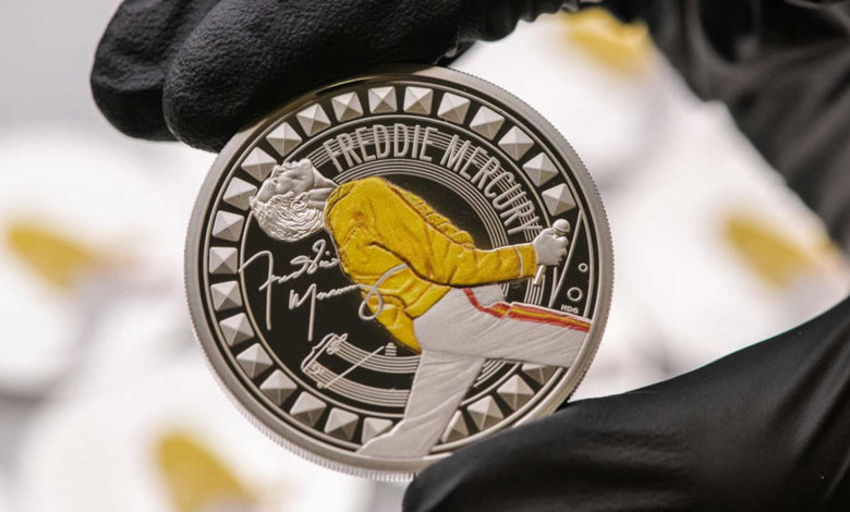 Lanzan una moneda conmemorativa de Freddie Mercury por el 40 aniversario de 'Live Aid'