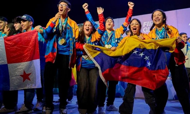 Venezuela hace historia otra vez: bicampeona mundial de robótica en el FIRST Global Challenge 2025