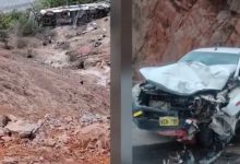 Al menos 37 personas muertas tras la caída de un autobús a un abismo en el sur de Perú