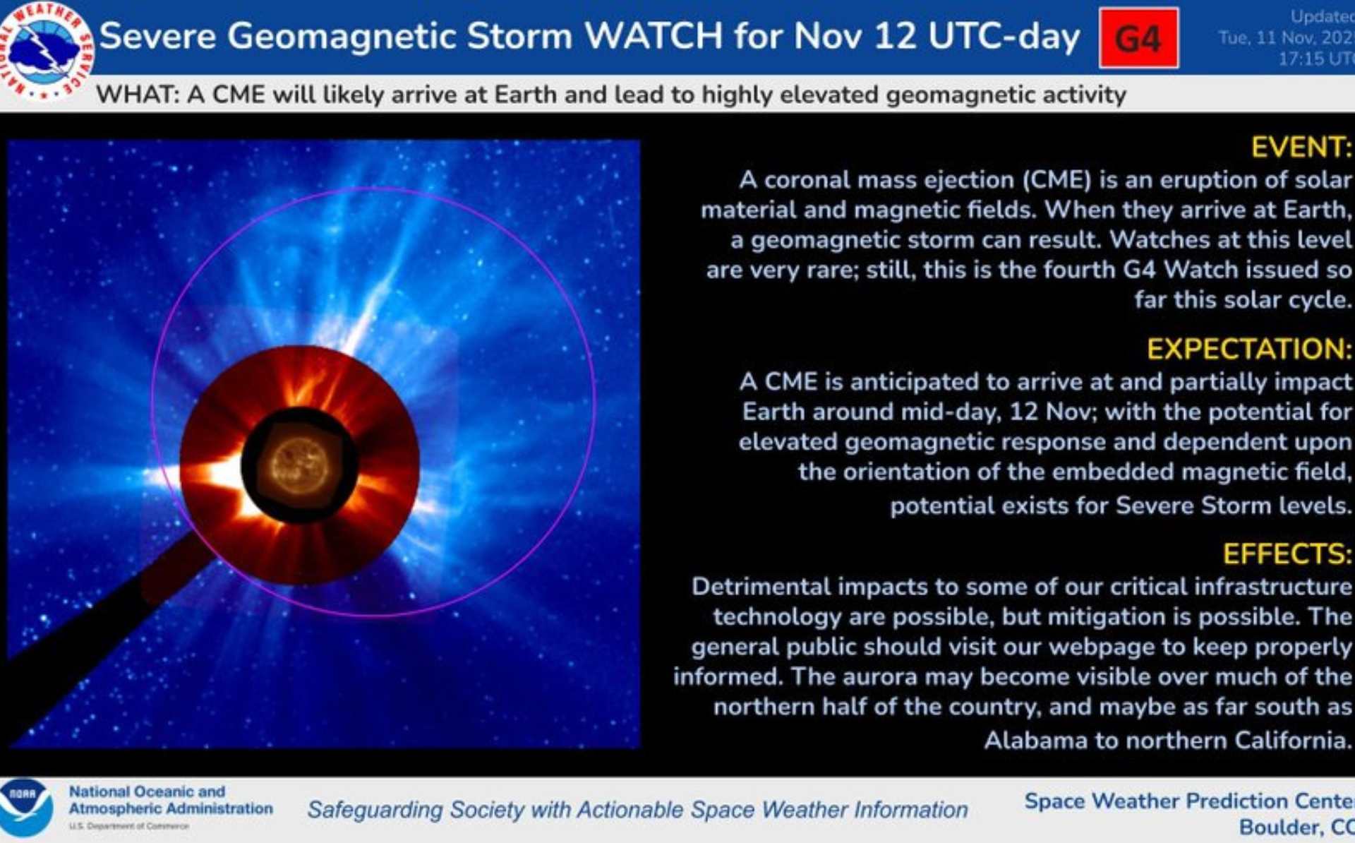 Utah se prepara para un espectáculo celeste: Posible aurora boreal ante rara tormenta geomagnética G4