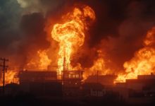 Autoridades federales investigan el incendio que destruyó un complejo en construcción en Lehi