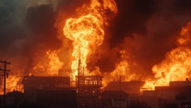 Autoridades federales investigan el incendio que destruyó un complejo en construcción en Lehi